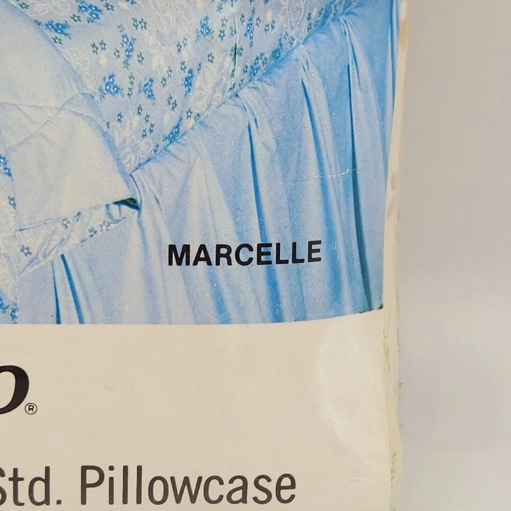 Vintage Cannon Monticello Marcelle 3 Pc Twin Sheet Set Beige Tan Floral NOS